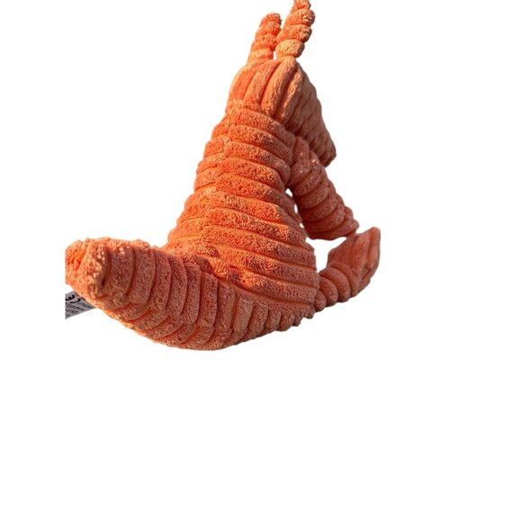 Jellycat Cordy Roy Aardvark Small 11" Plush Orange Ribbed Anteater Stuffed Toy - Picture 3 of 13